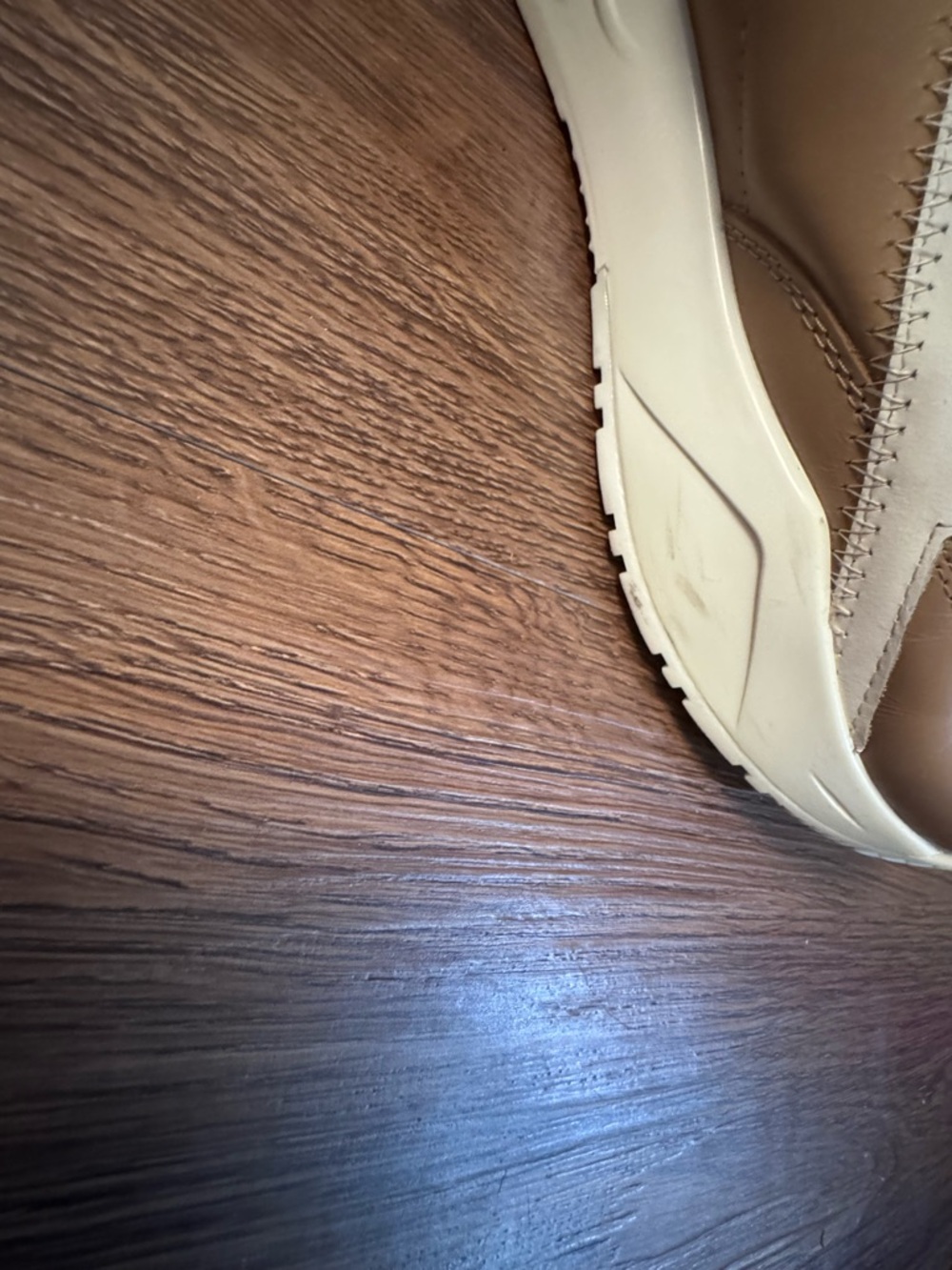 Authentic Fendi Women Beige, Brown and White FF Logo Runner - Picture 8 of 13